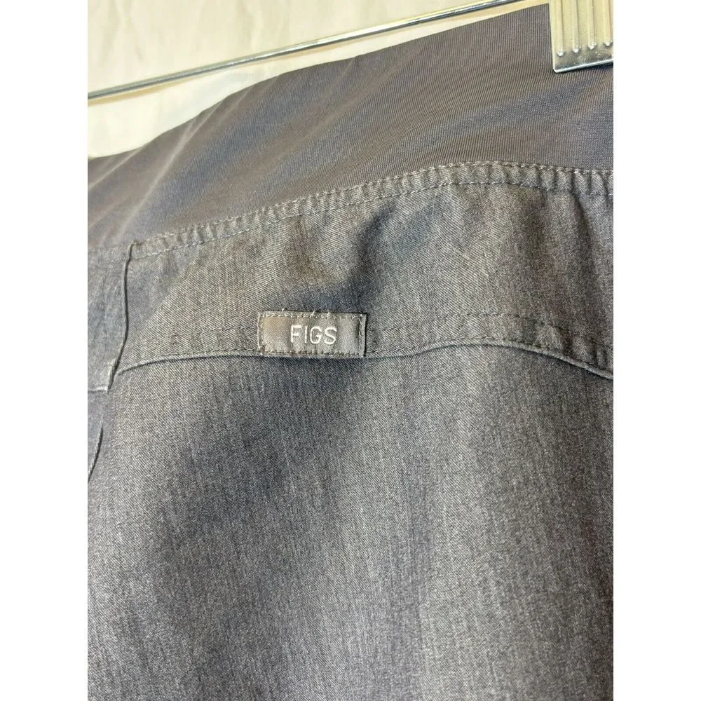 FIGS‎ Technical Collection  KADE Gray Cargo Scrub Pants Women's Size Large Y20